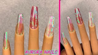 AURORA NAILS | 3 Different Ways