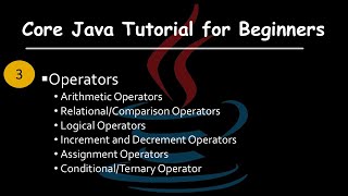 Master Java Operators | Arithmetic, Logical, Relational, & More Explained | Core Java For Beginners