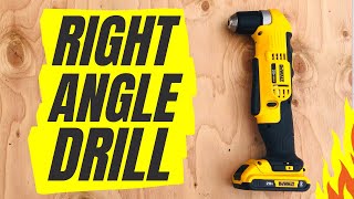 Dewalt Right Angle Drill - everything you need to know in 2 minutes! DCD740 REVIEW