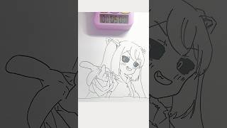 5分チャレンジ　#失敗#5minutecrafts 　#みむかゥわナイストライ #doodle #illustration #初音ミク　MIMUKAWA NICE TRY MIKU UNO