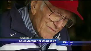 Louis Zamperini:  News Report of His Death - July 2, 2014