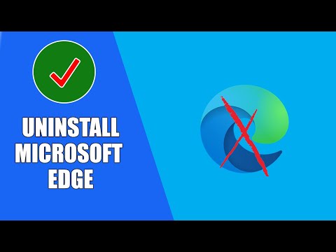 Uninstall Microsoft Edge on Windows 11 / Windows 10