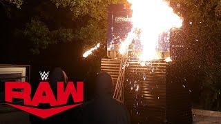 Mystery group sets generator on fire: Raw, Aug. 3, 2020