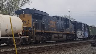 Fast CSX 3007 Eastbound Terre Haute, IN