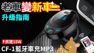 【Woori】老車救星🚗登場 智慧藍牙車充MP3  PD18W快充 車用藍牙音響 車用藍芽播放器 免持通話 手機音樂 記憶卡USB音樂播放 | 3C玩家 Woori