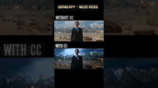 Node video quality cc effects / presets in mobile editing app