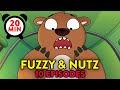 Fuzzy & Nutz English Compilation | 10 Episodes (20 Minutes)