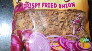 Crispy Fried Onion | Onions | How to preserve \u0026 use fried onions | Fried Onion reviews