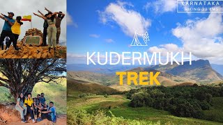 Kudermukh Trekking difficulty level is Moderate to High | 22 Kms in one day \u0026 best view at the Peak