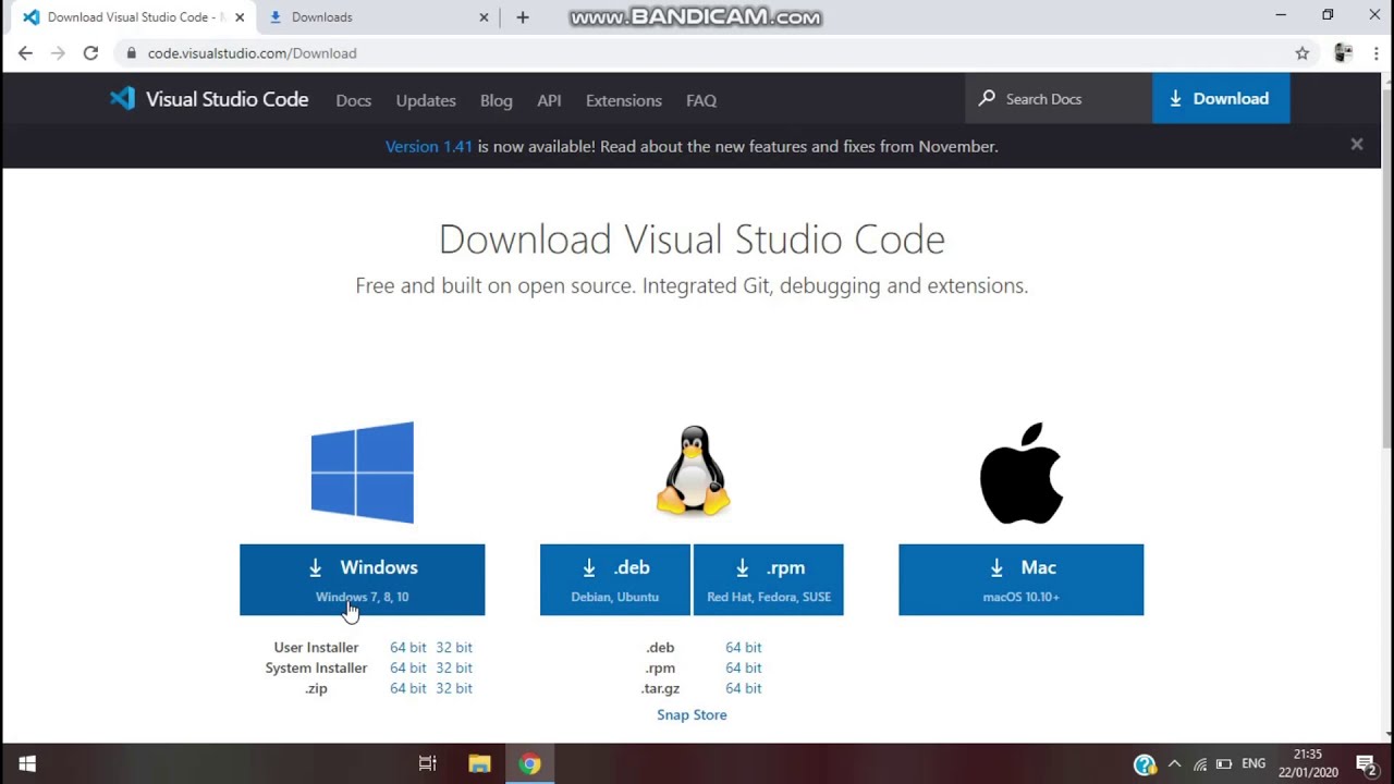 Tutorial Install Visual Studio Code - YouTube