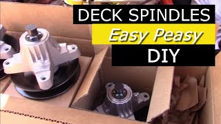 How to Replace Deck Spindles - Cub Cadet LTX1050 - Toro, MTD, Troy-Bilt