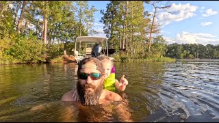 Boat-in Camping With Our Daughter + Dog! High Falls State Park in Georgia