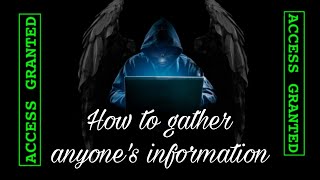 how to gather information of victim just using a single link