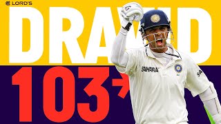 The Wall Gets on the Board! Rahul Dravid's 103* | England v India 2011 | Lord's