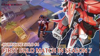 【機動都市X】SMC - Hurricane Solo Gameplay #4 Reviewing my mistakes in first solo match in S7