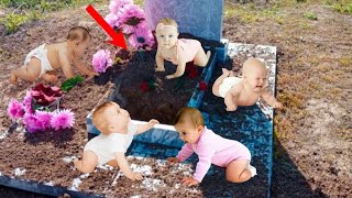 He saw 5 babies in the funeral looking closely he realized a shocking detail