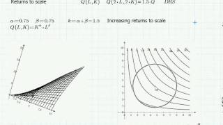 Fungsi Produksi 2 Variabel: Returns to Scale