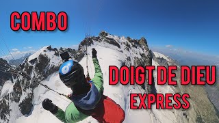 COMBO Doigt de Dieu Express / La Meije / Paralpinisme / Parapente / Alpinisme / Écrins