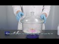 enhance your laboratory research with our glass vacuum desiccator