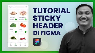 Tutorial Sticky Header dan Navbar Mobile App di Figma