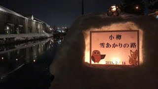 第20回 小樽雪あかりの路 2018年 - 運河会場で見る情景 (4K Ultra HD)