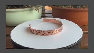 B 042 Video Hand Engraved Copper Jewelry and Gifts