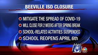 Beeville ISD extends school closure