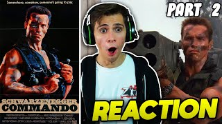 Commando (1985) Movie REACTION!!! - Part 2 - (FIRST TIME WATCHING)
