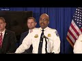 watch as dc police chief robert contee provides update on multiple investigations