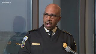 Watch as DC Police Chief Robert Contee provides update on multiple investigations