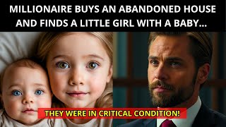 MILLIONAIRE BUYS AN ABANDONED HOUSE AND FINDS A LITTLE GIRL WITH A BABY IN CRITICAL CONDITION...