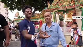 Speed paid back the owner of the tuk tuk he crashed