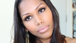 Brown Smokey makeup using Mac Constructivist paintpot