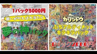 カリントウの夢の神パックとぷちアルティメットキラキラパック！どちらがアド取れるのか？