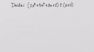 Dividing Polynomials Using Generic Rectangles