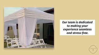 Tables and Chairs Rental Service in Gainesville FL - Once Upon a Chair Rental