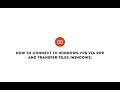 How to connect to Windows VPS via RDP and transfer files (WINDOWS)