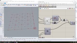 Grasshopper for Rhino 3D Basic pattern array on grid Grasshopper tutorial