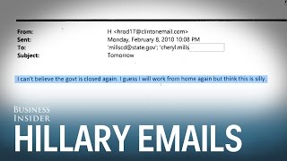 Hillary Clinton's released emails