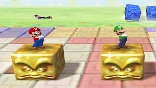 Mario Party 5 MiniGames - Mario Vs Luigi Vs Wario Vs Waluigi (Master Cpu)