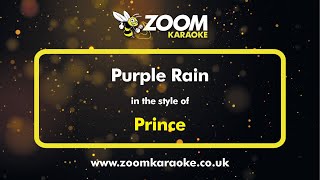 Prince - Purple Rain - Karaoke Version from Zoom Karaoke