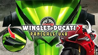 HOW TO MAKE A DUCATI PANIGALE V4R WINGLET FROM PVC / PARALON PIPE