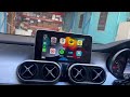 mercedes benz x class retrofit carplay video