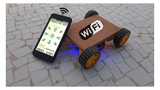 How To Make a Wi-Fi Controlled Car using D1 Mini | Simple IOT Project | Creative NKS