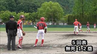 《中学硬式》　背戸川内 晴哉 遊撃手（広島北ボーイズ） 【猛打賞】