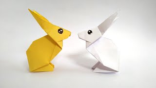 Easy Origami Rabbit - How to Make Rabbit Step by Step | 3D rabbit | Paper Bunny | Tutorial