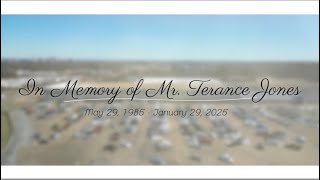 In Memory of Mr. Terance Jones