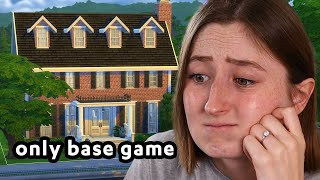 building a sims mansion with just the base game