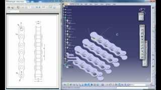 Catia V5 Tutorials|Part Design|Rectangular Pattern