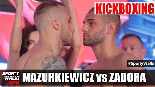 Marcin Mazurkiewicz vs Dominik Zadora - ważenie przed DSF 22